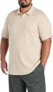 Oak Hill by DXL Big & Tall 37.5® Technology Notched Performance Polo Shirt