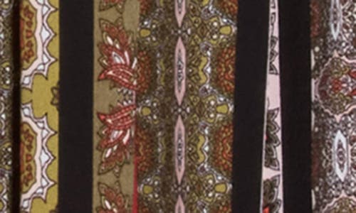 T Tahari V-neck Sleeveless Dress In Multi