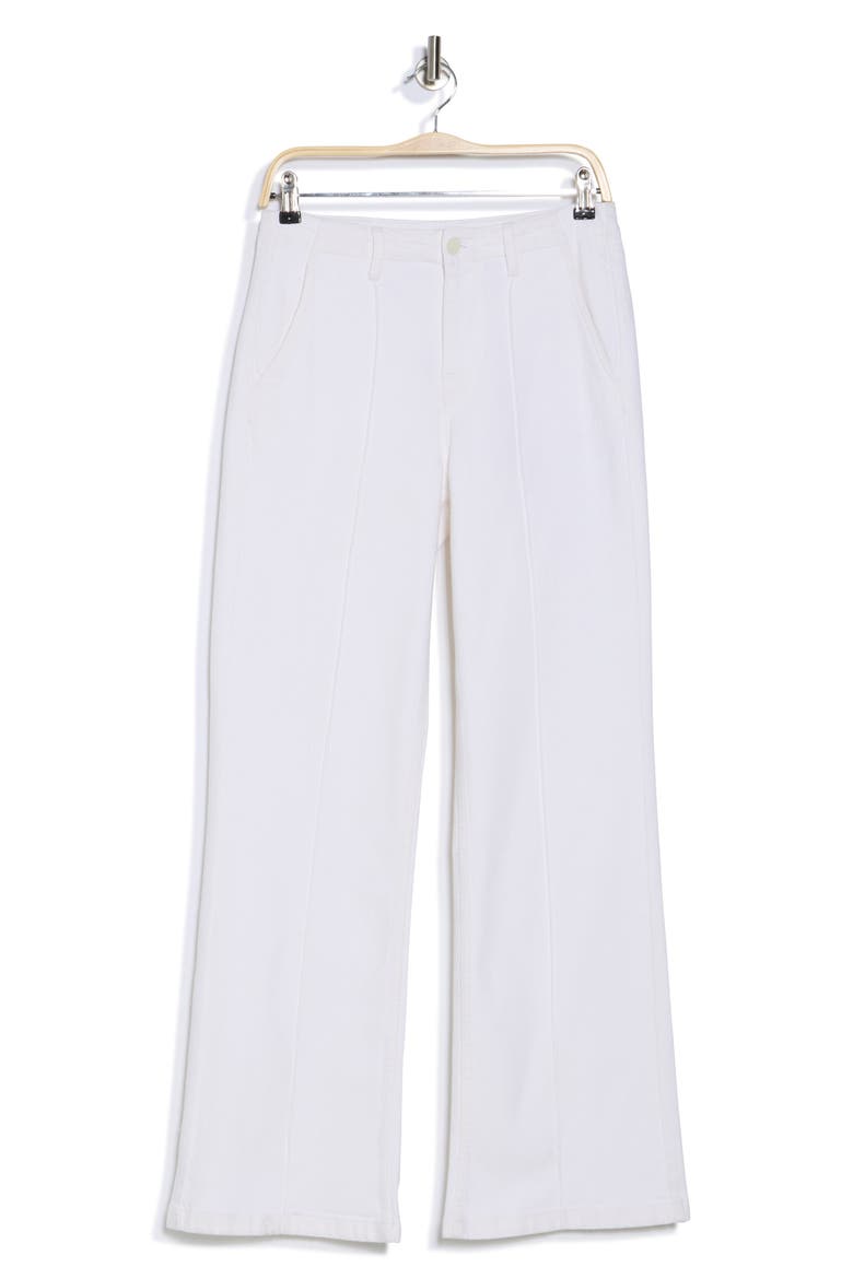 Ansel High Rise Wide Leg Trousers, Alternate, color, WHITE