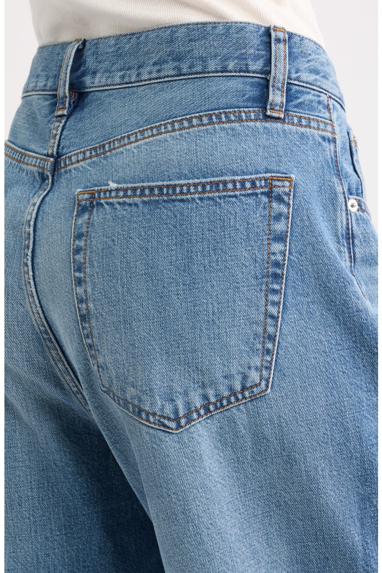 The Off Duty High Waist Loose Jeans, Alternate, color, FLUTTER