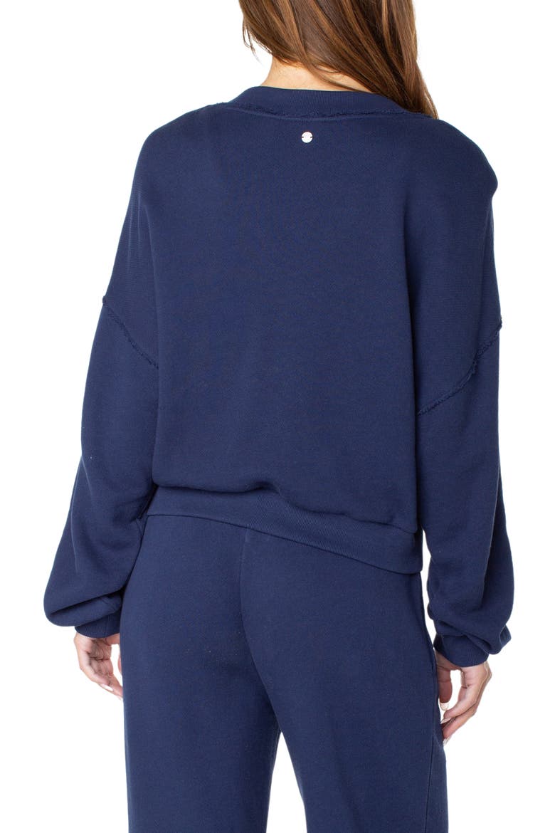 Dream Thing V-Neck Sweatshirt, Alternate, color, NAVAL ACAD