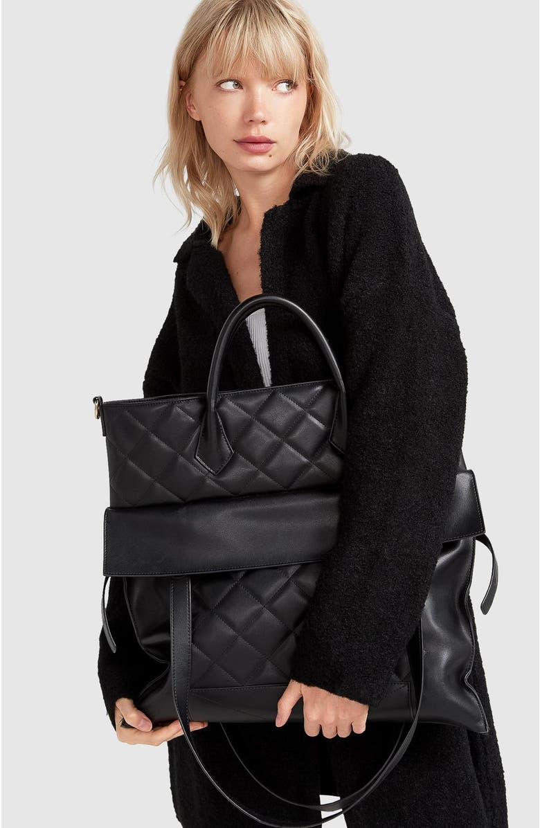 Belle & Bloom Days Go By Sustainable Blazer Cardigan, Main, color, Black