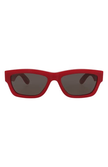 Alexander Mcqueen Mcqueen 56mm Square Sunglasses In Multi