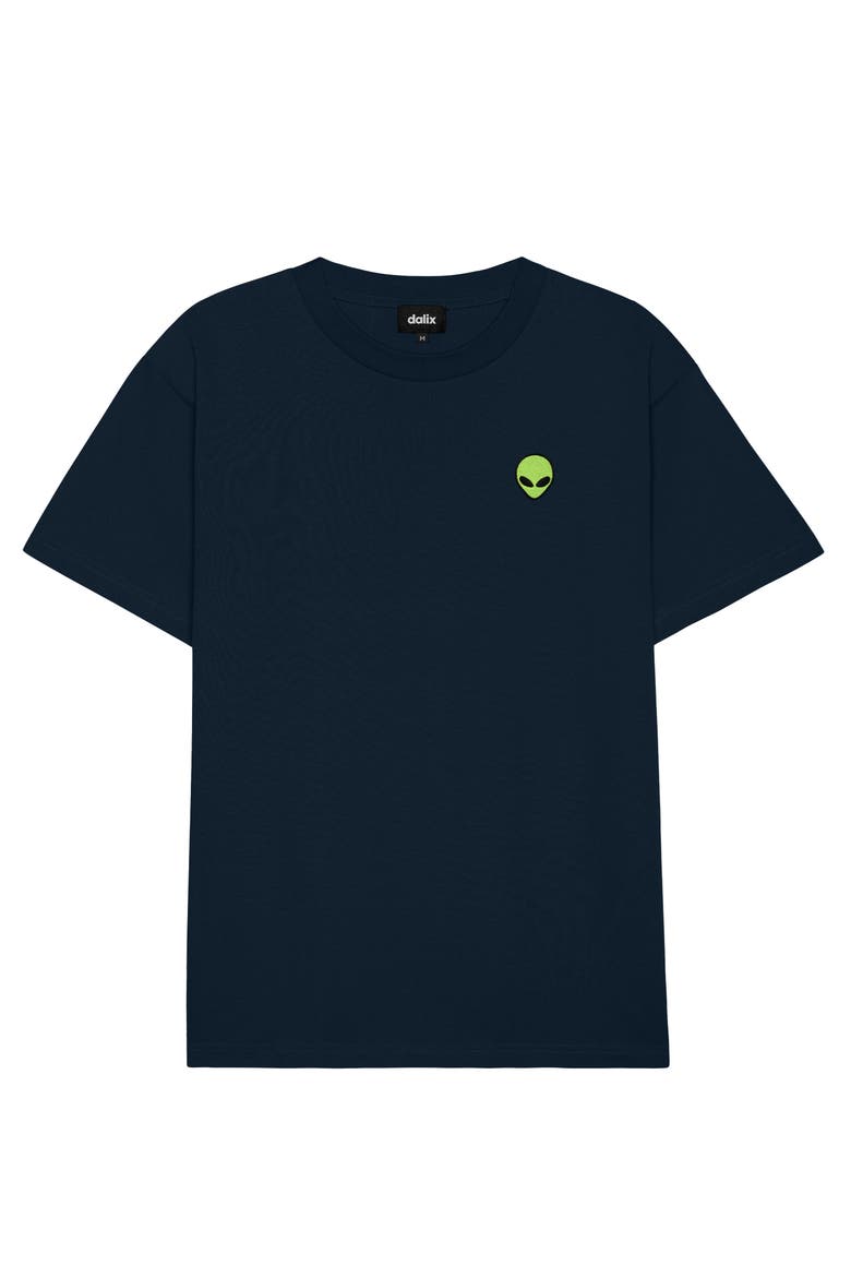 Mens Alien Heavyweight Tee, Main, color, Navy