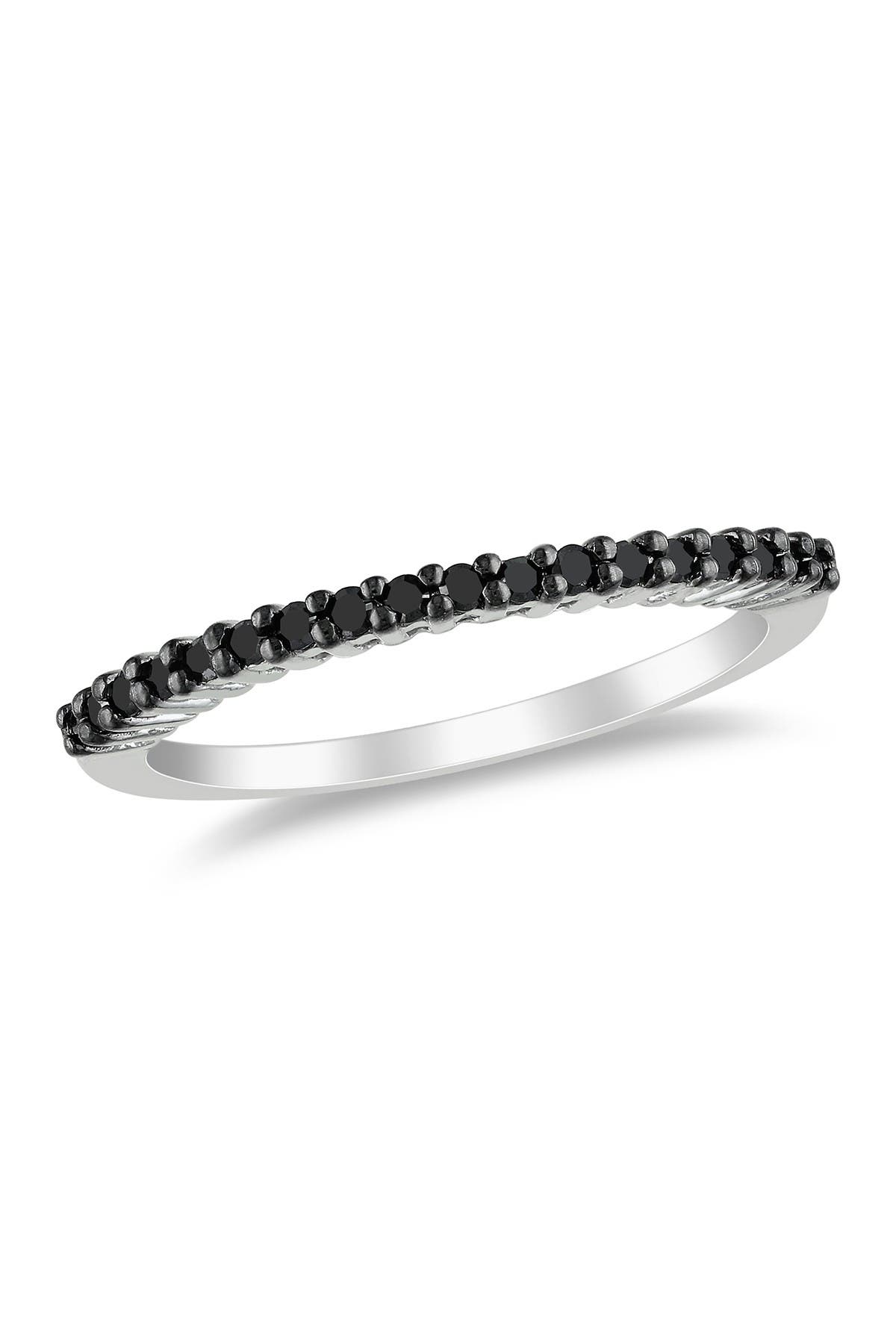 Black Diamond Anniversary Ring