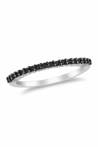 Black Diamond Anniversary Ring