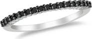 DELMAR Black Diamond Anniversary Ring