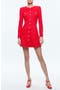 Shiloh Long Sleeve Tweed Minidress
