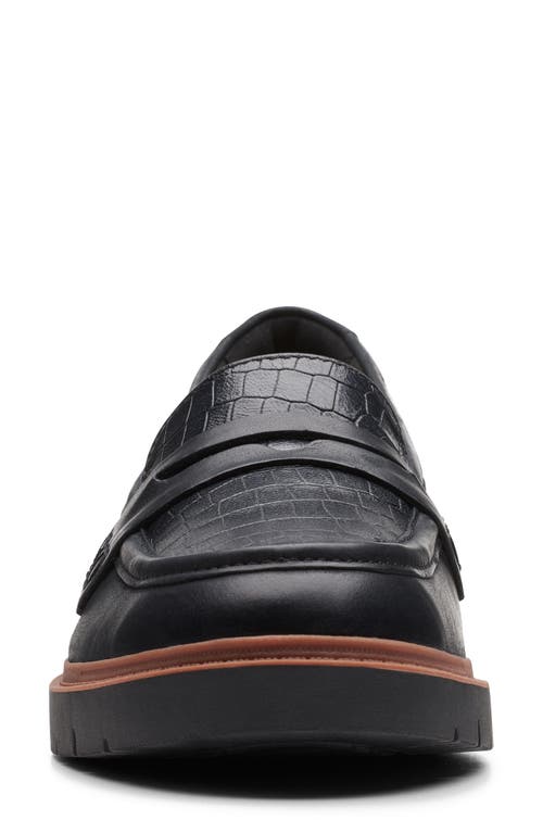 Clarks Women's Westlynn Ayla Round-toe Penny Loafers In Black