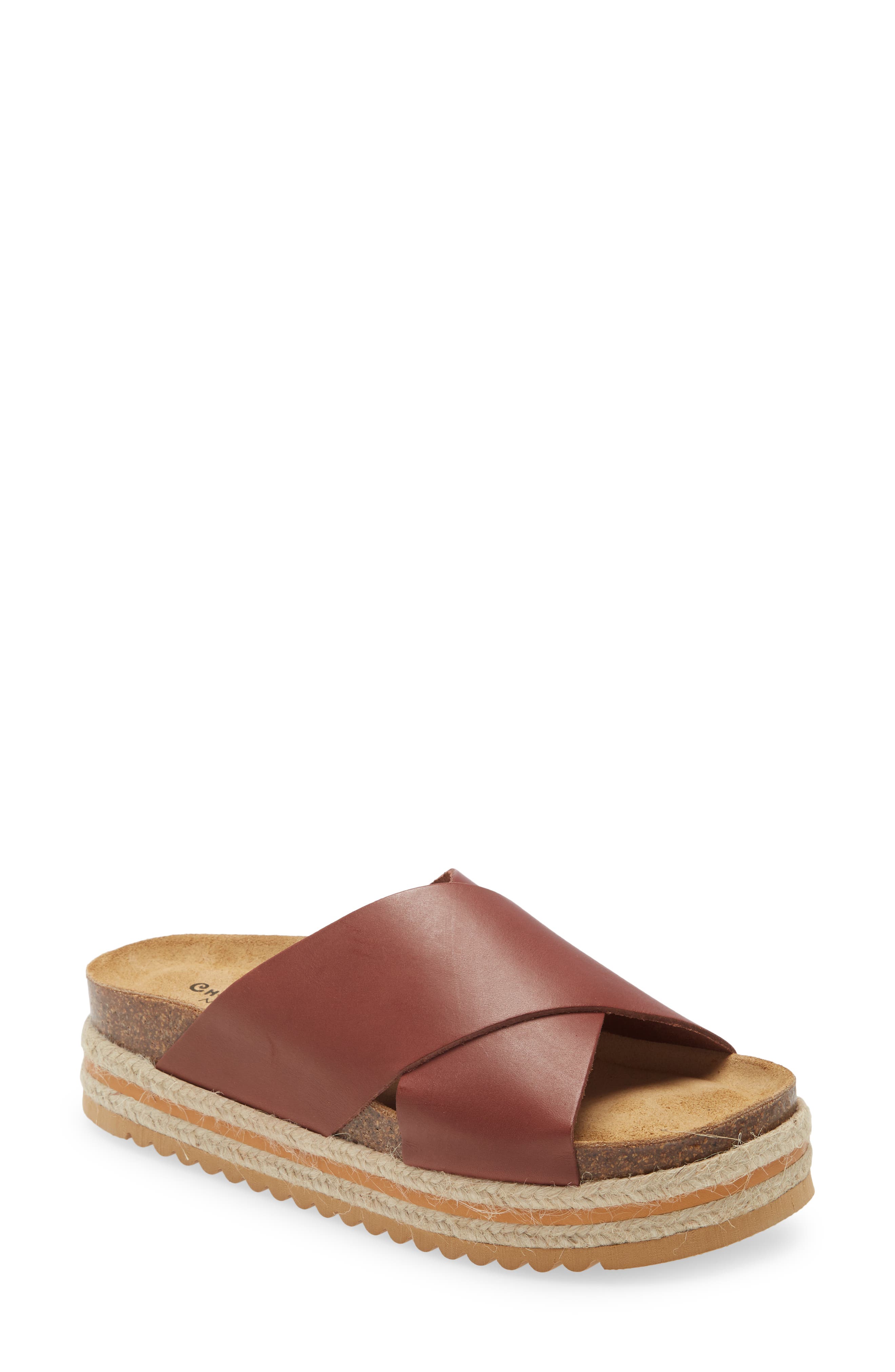 Chocolat Blu e Lina Platform Slide Sandal, Main, color, 