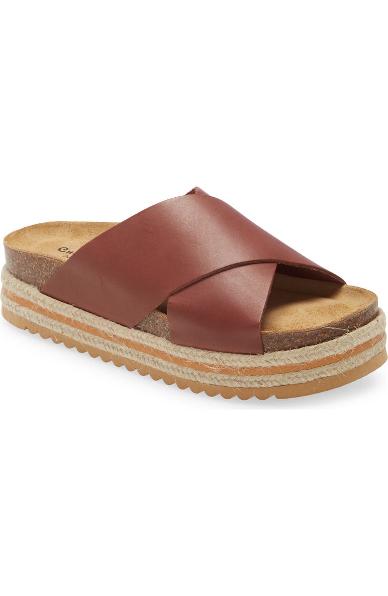 Chocolat Blu e Lina Platform Slide Sandal, Main, color,
