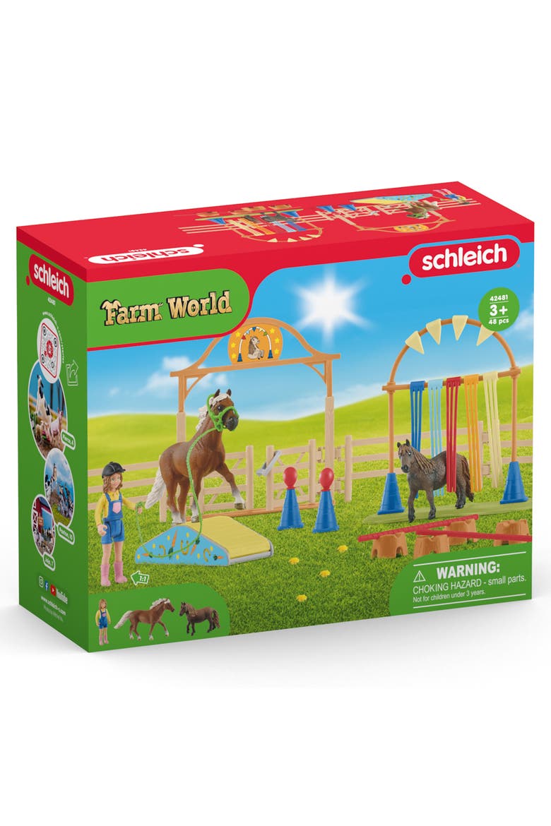 Farm World Pony Agility Training, 41 Pieces, Kids, Alternate, color, Multicolored