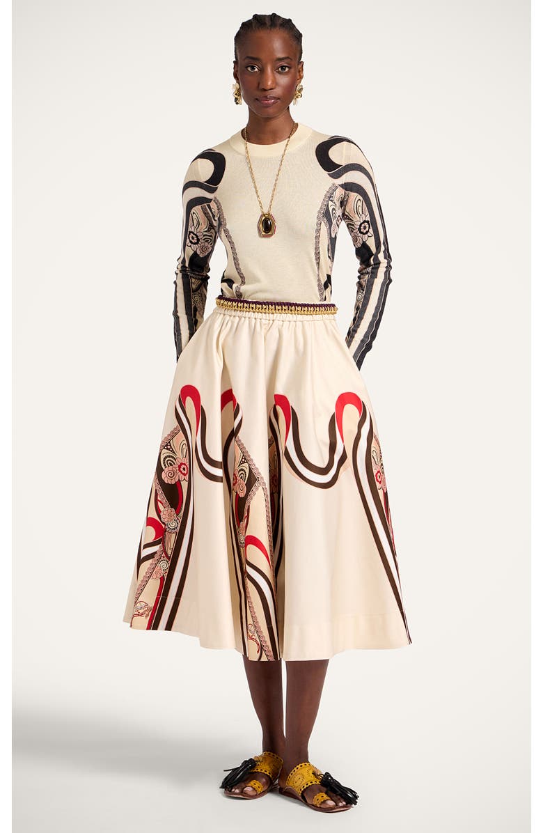 La DoubleJ Ballerina Skirt, Main, color, Ambrosia Placée Red