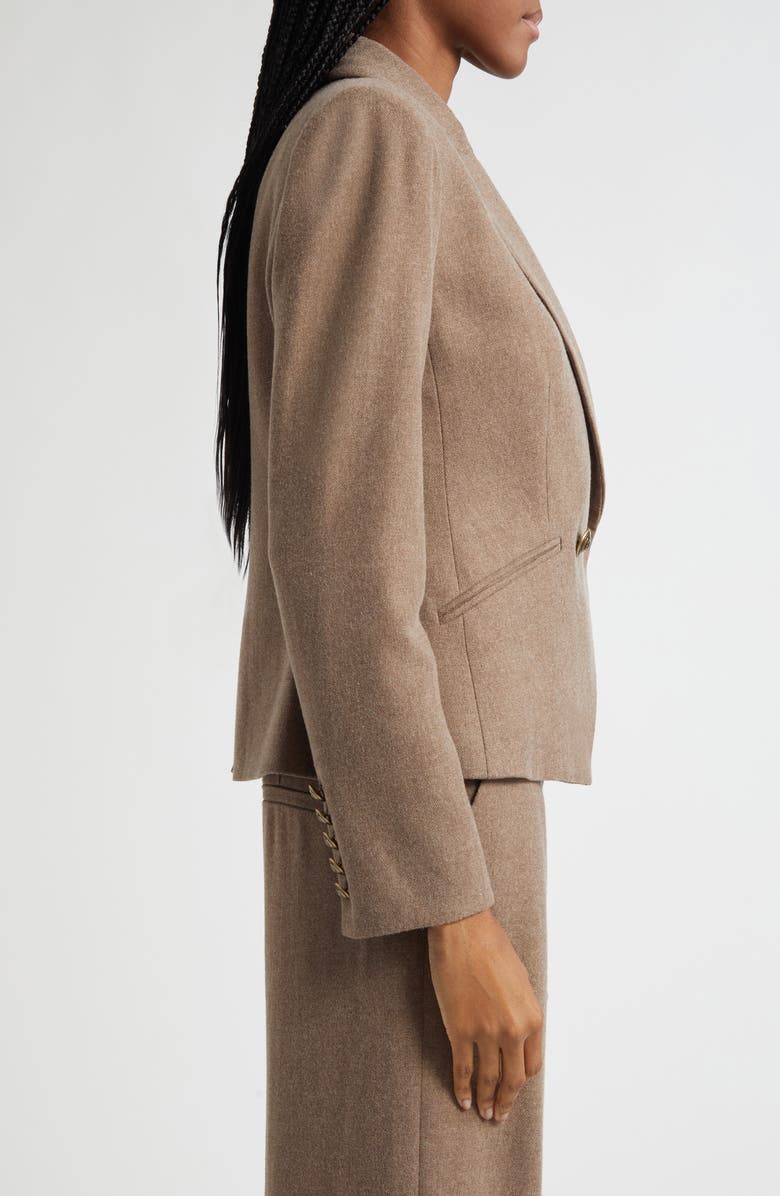 Veronica Beard Rickie Crop Dickey Jacket, Alternate, color, Lichen Melange