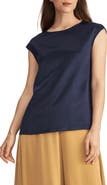 Lilysilk LILYSILK Women's Basic Cap Sleeves Silk Tee