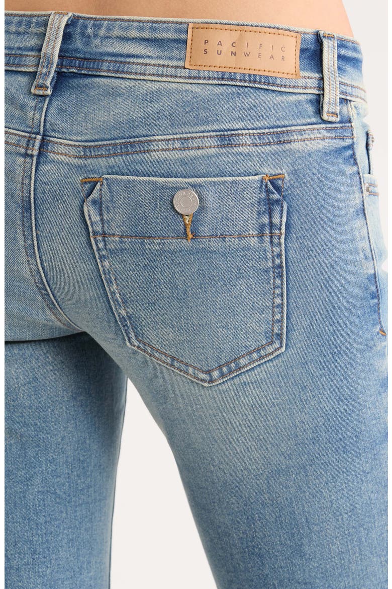 Alana Low Rise Flare Jeans, Alternate, color, MEDIUM INDIGO