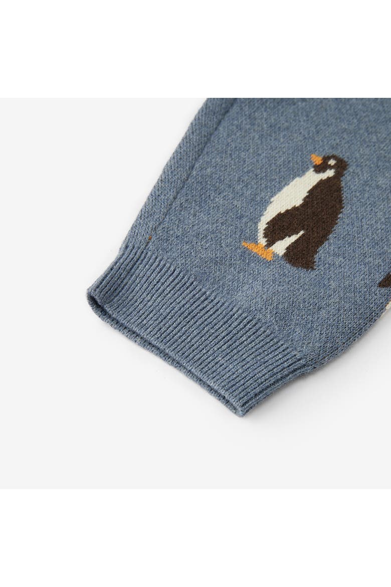 Knitted Sweatpants, Alternate, color, Penguin Family