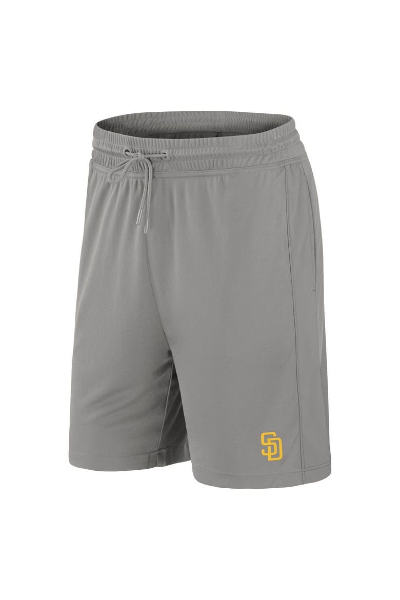 Men's Fanatics Branded Gray San Diego Padres Iconic Break It Loose Shorts, Alternate, color, Gray