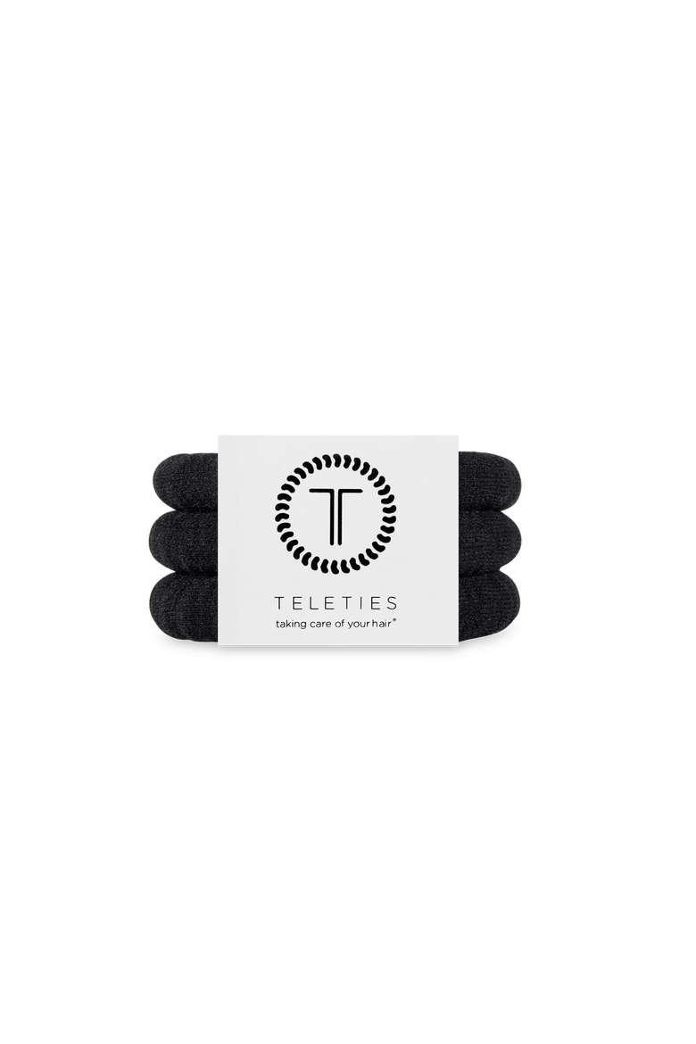 Small Nylon Hair Ties, Alternate, color, Jet Black