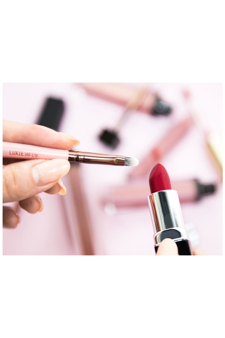 160 Rose Gold Lip Brush, Alternate, color, NO COLOR