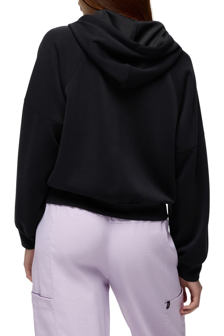 Shea Full Zip Hoodie, Alternate, color, BLACK