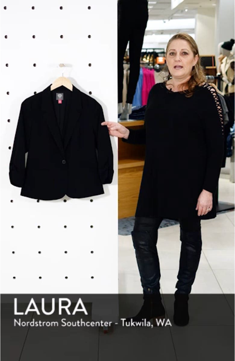 Ruched Sleeve Blazer, sales video thumbnail