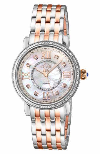 GV2 Marsala Two-Tone Diamond Bracelet Watch, 37mm - 0.05 ctw.