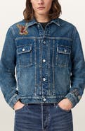 AllSaints Exile Patch Denim Jacket
