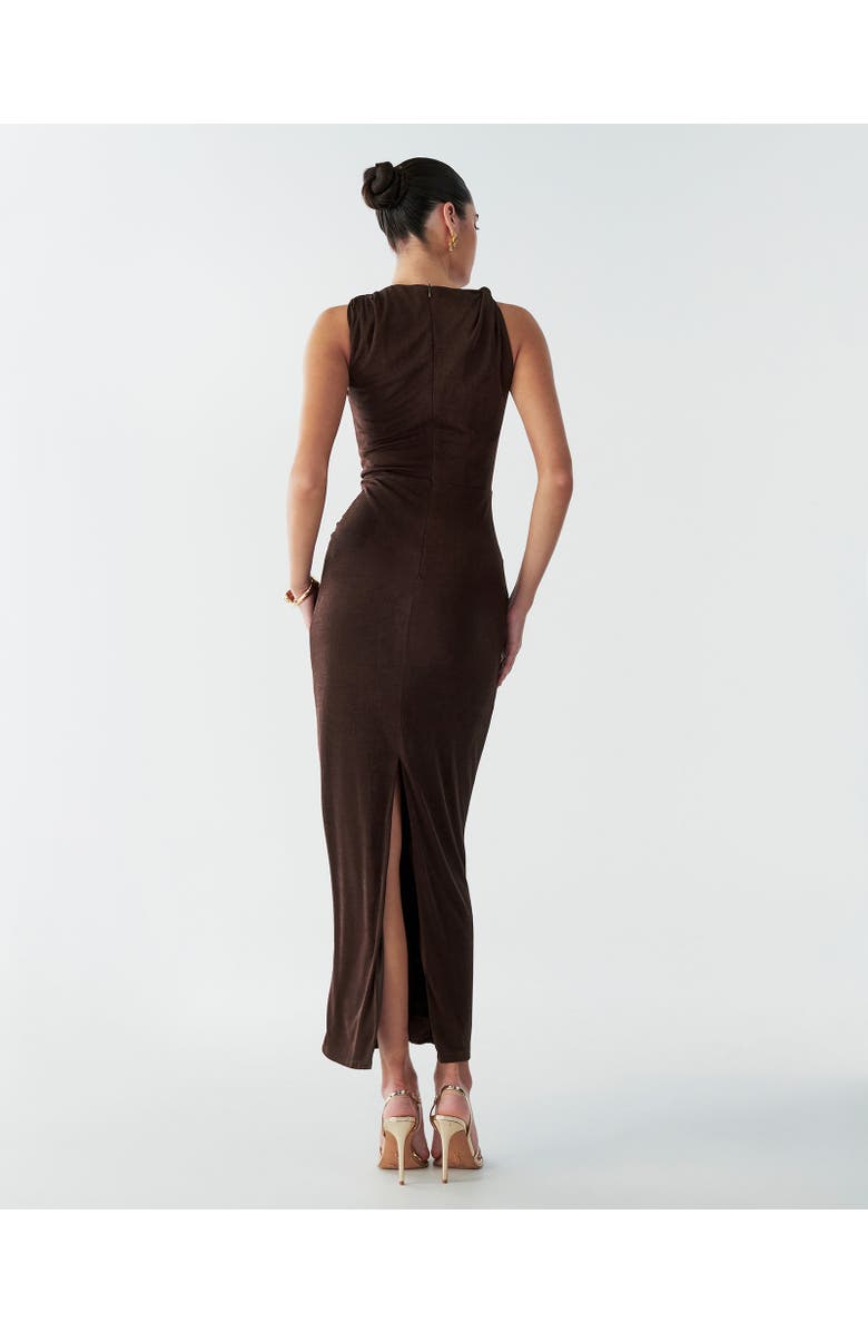 BWLDR Arnah Maxi Dress, Alternate, color, Chocolate