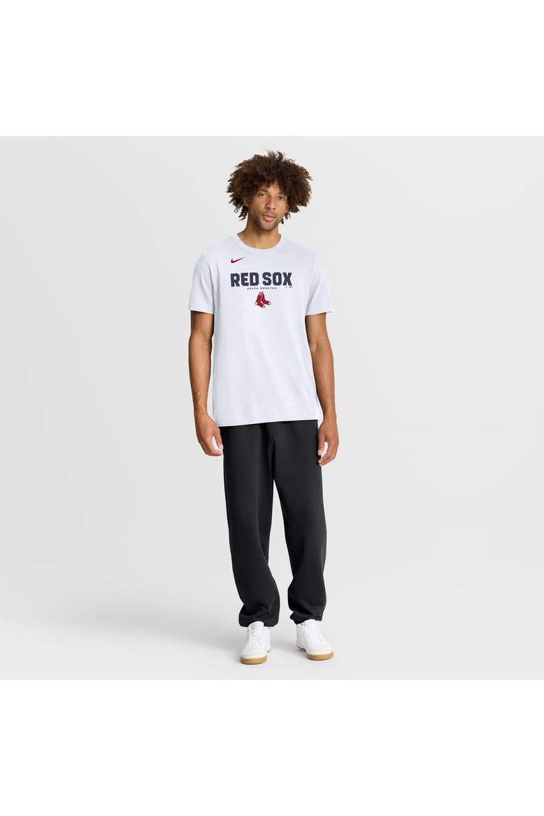 Men's Nike White Boston Red Sox Bold Team Name T-Shirt, Alternate, color, White
