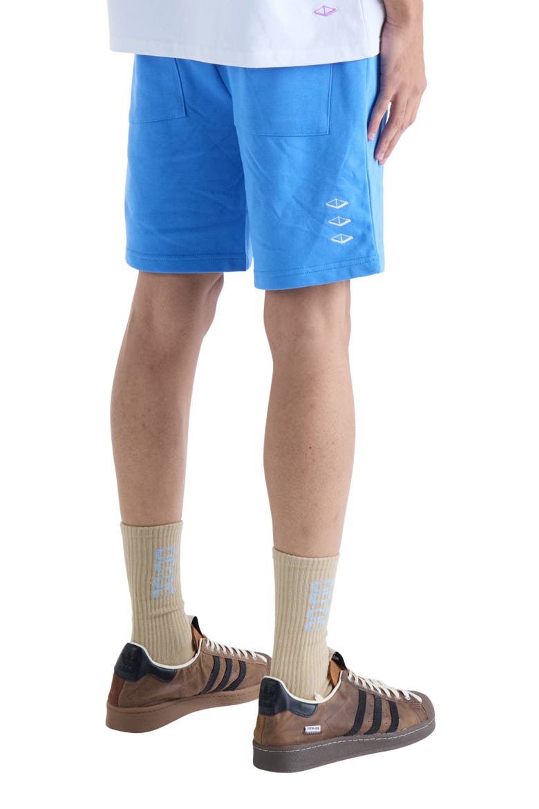 Us Against Time Cotton Fleece Drawstring Shorts, Alternate, color, BRIGHT BLUE