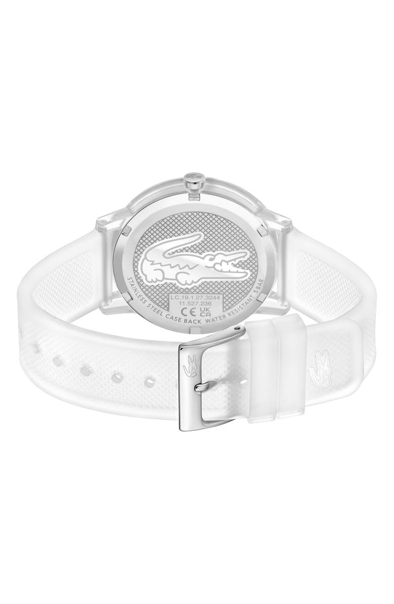 Lacoste L12.12 Silicone Strap Watch, 36mm, Alternate, color,