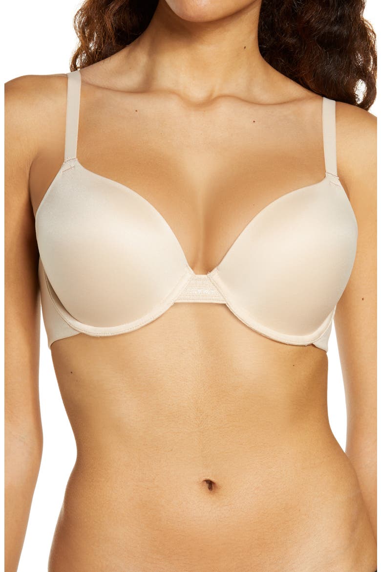 Perfect Primer Underwire Push-Up Bra, Main, color, SAND