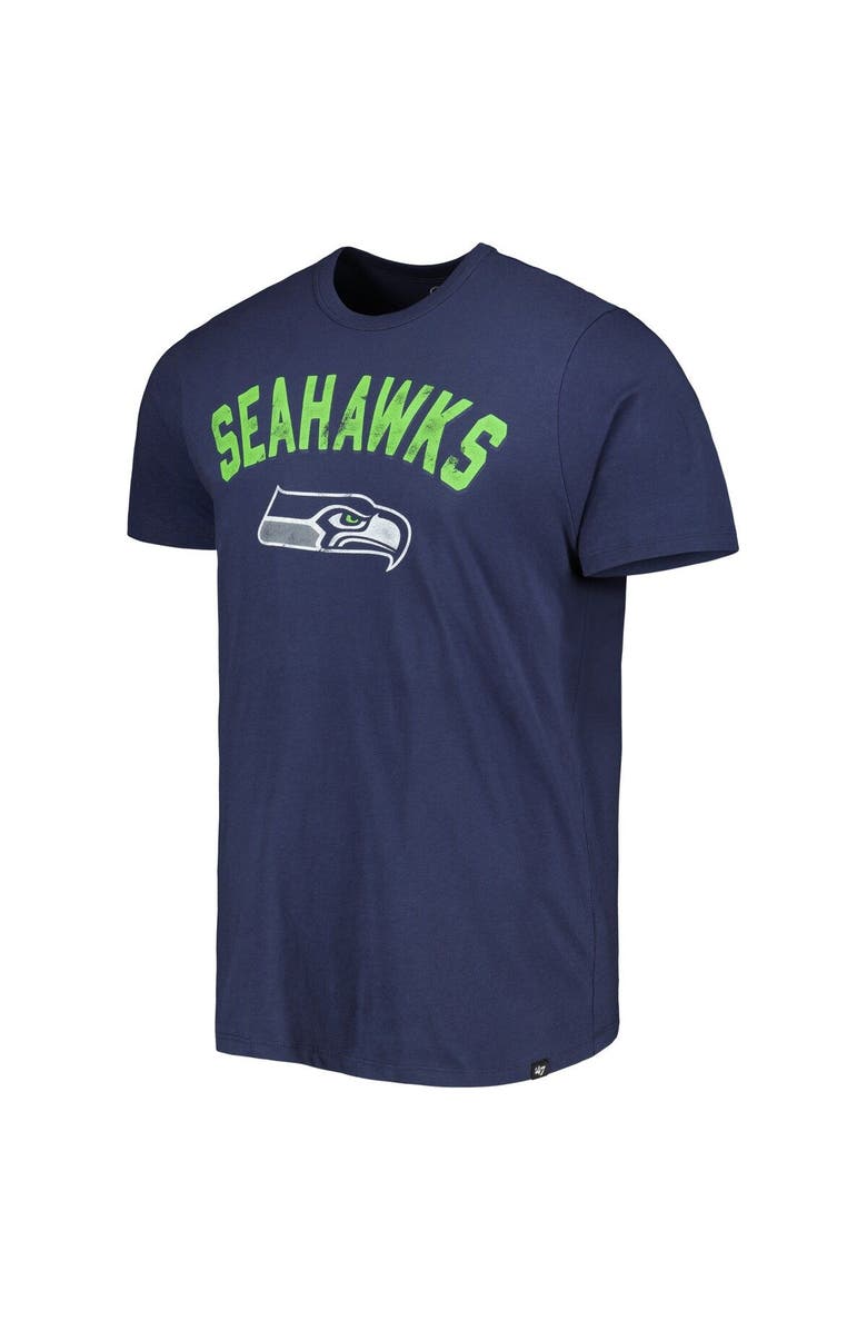 '47 Men's '47 College Navy Seattle Seahawks All Arch Franklin T-Shirt, Alternate, color, 