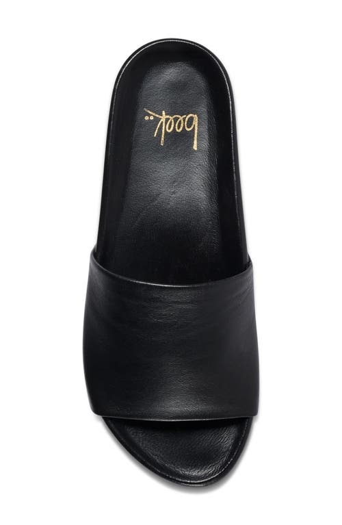 Beek Albatross Platform Slide Sandal In Black