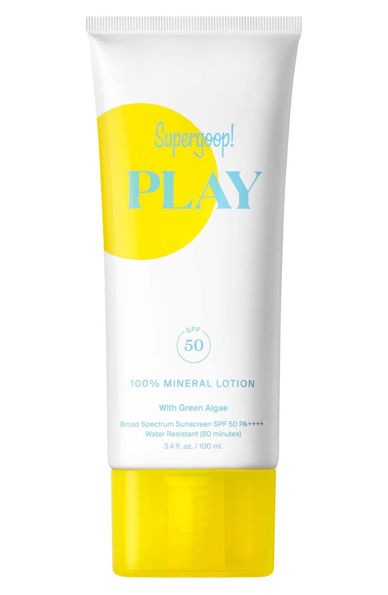 Supergoop!<sup>®</sup> PLAY 100% Mineral Sunscreen SPF 50, Main, color, 