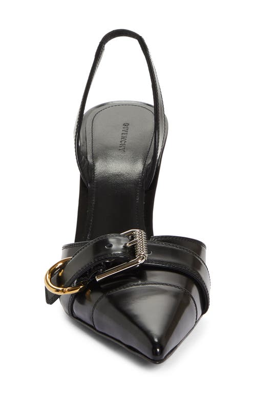 Shop Givenchy Voyou Pointed Toe Slingback Pump In Black