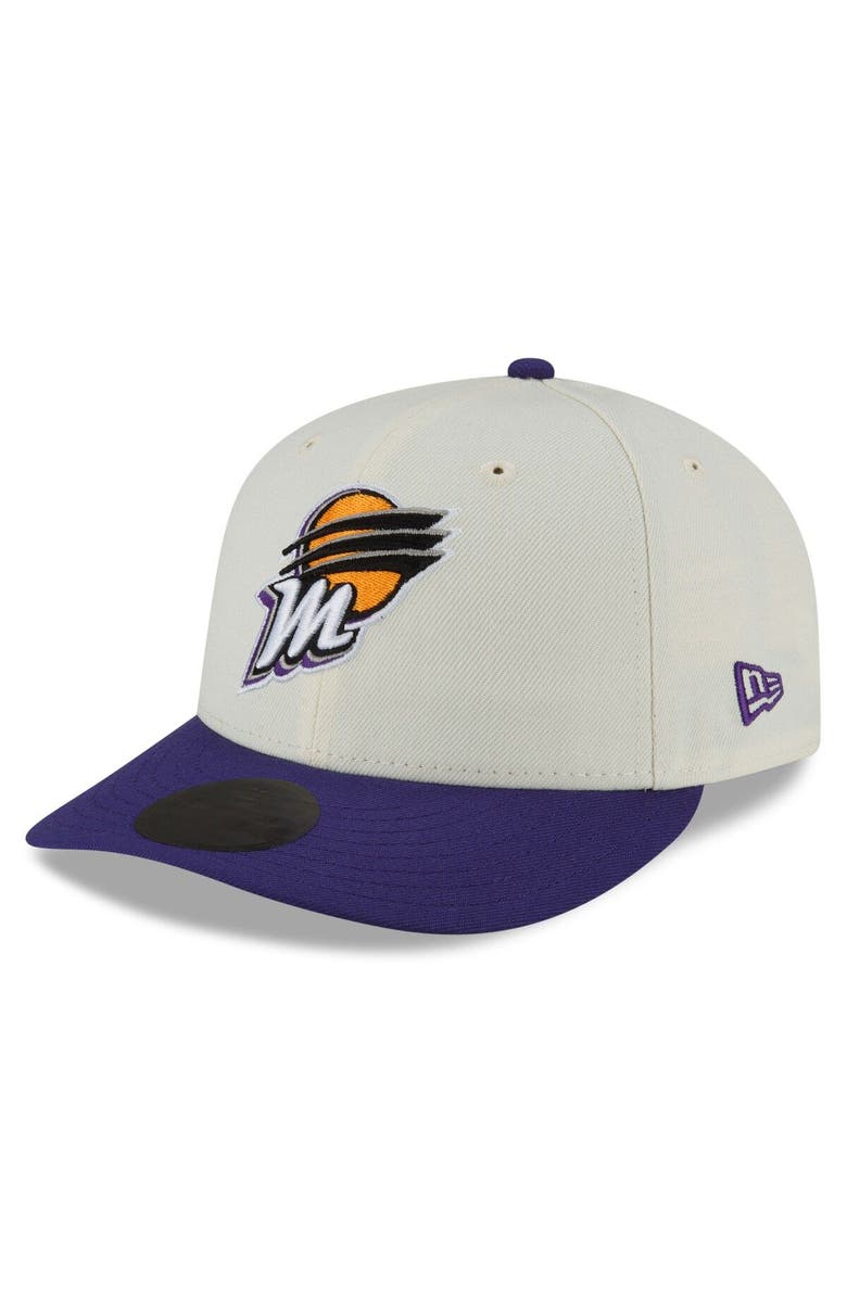 New Era Men's New Era White/Purple Phoenix Mercury 2023 WNBA Draft 9FIFTY Snapback Hat, Main, color, 