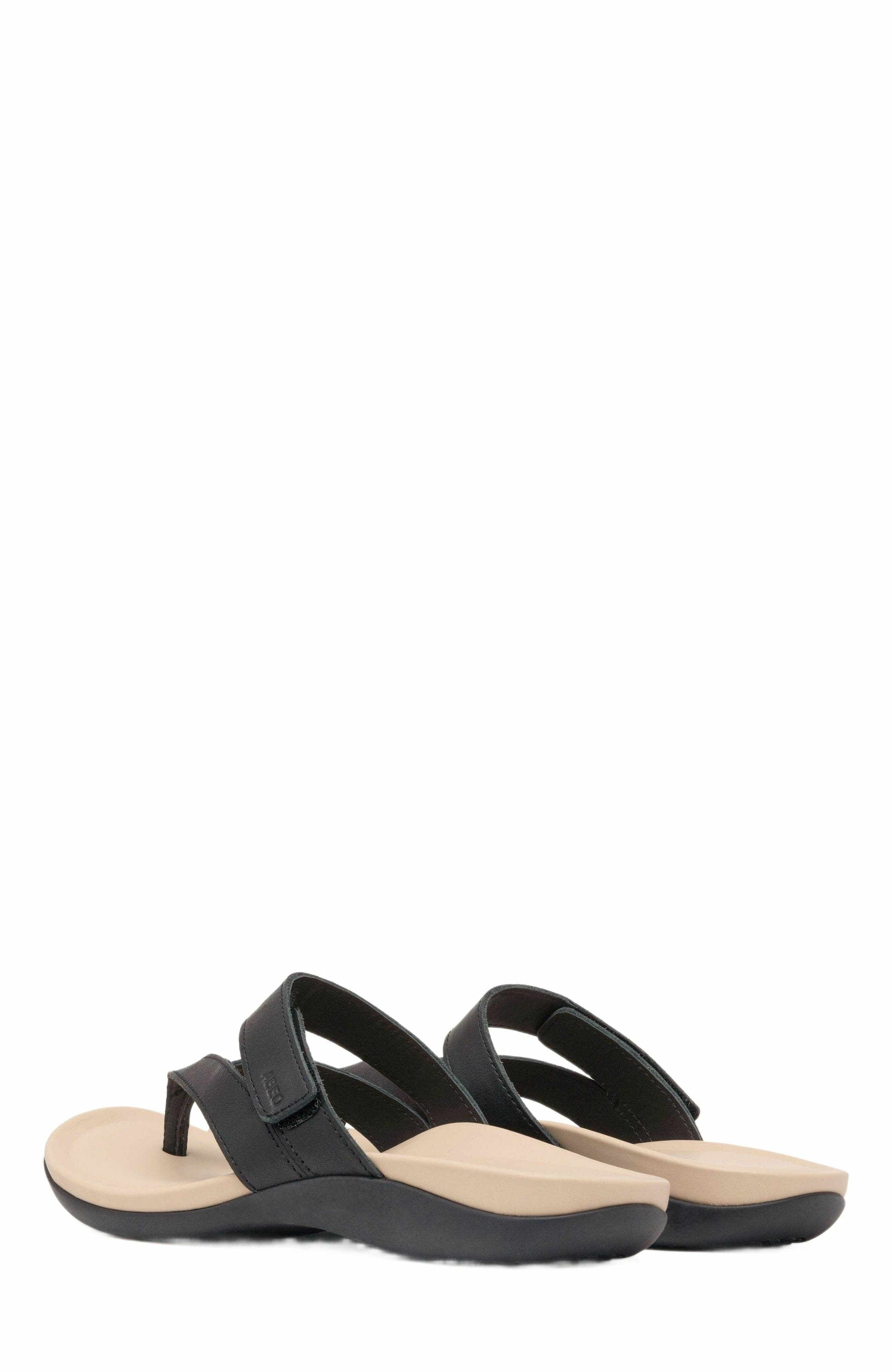 ABEO Oasis Thong Sandal, Alternate, color, Black Majestic - Metatarsal