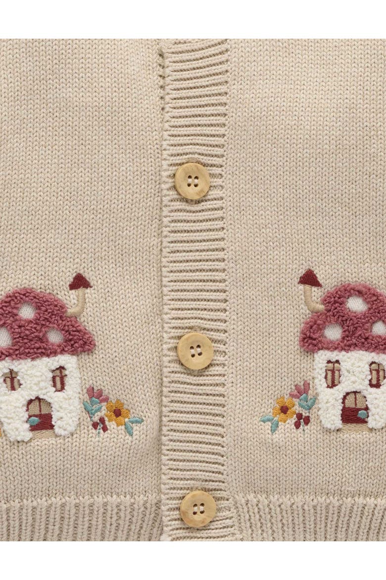 Toadstool Cardigan, Alternate, color, Oatmeal Melange