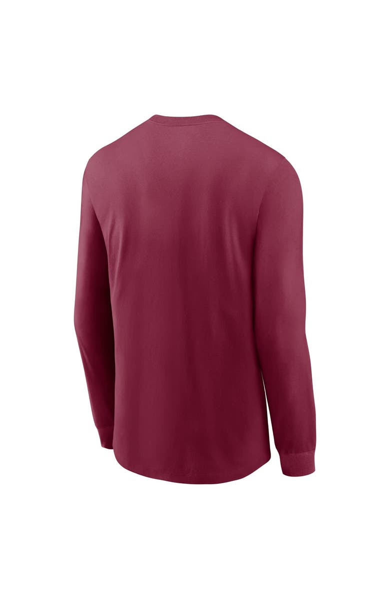 Nike Men's Nike Garnet Florida State Seminoles Alternate Logo Long Sleeve T-Shirt, Alternate, color, 