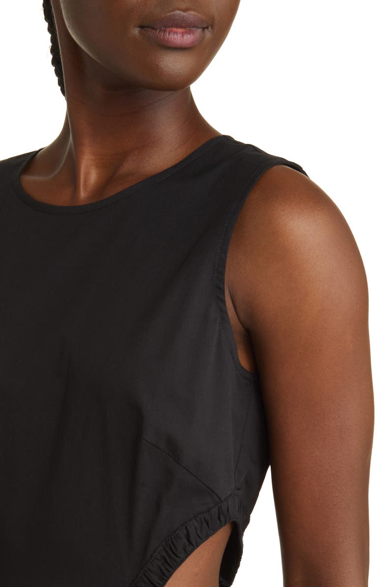 MOON RIVER Cutout Cotton Blend Midi Dress, Alternate, color,