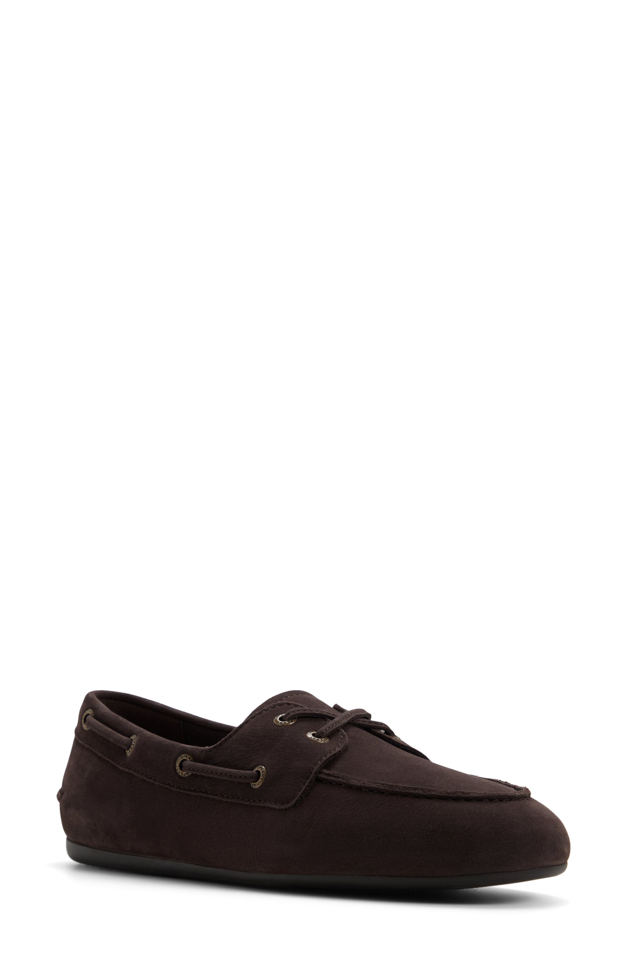 Sperry Slim Boat Shoe, Main, color, Dark Brown