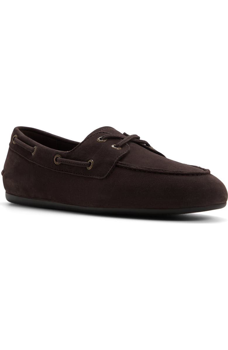Sperry Slim Boat Shoe, Main, color, Dark Brown