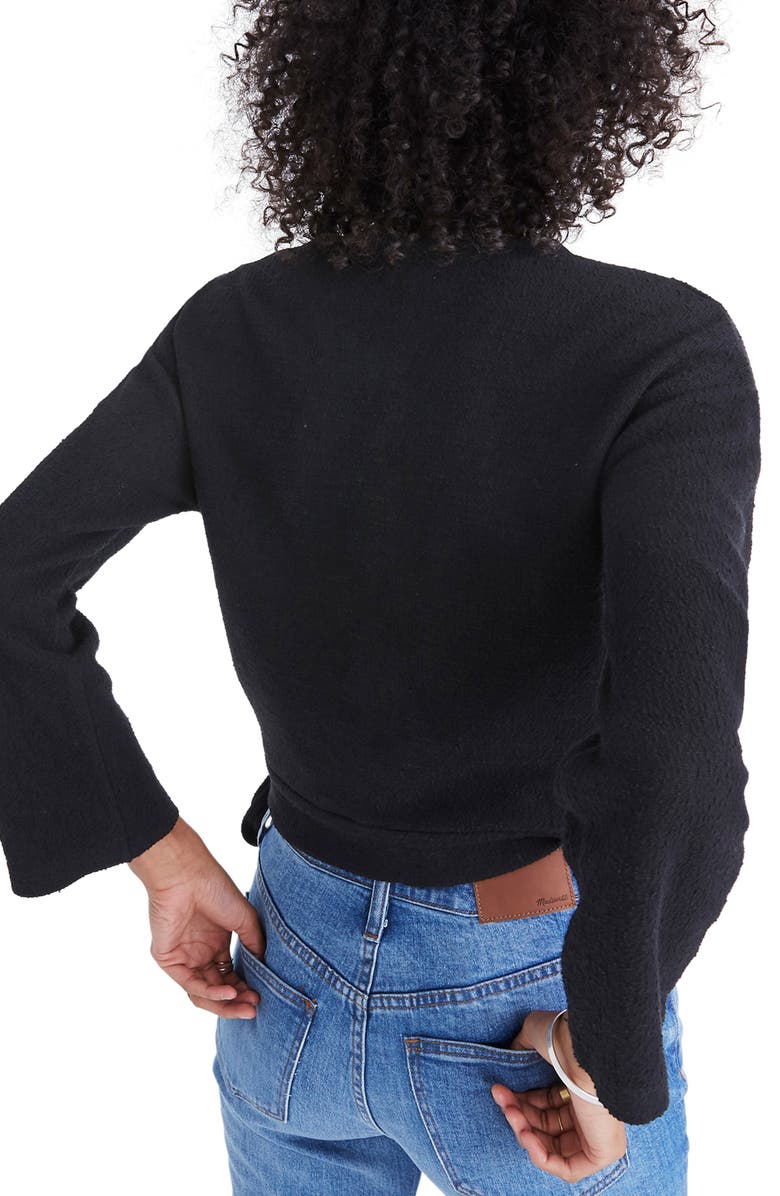 Madewell Texture & Thread Wrap Top, Alternate, color, 