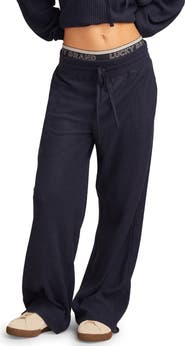 Lucky Brand Cloud Waffle Wide Leg Pants