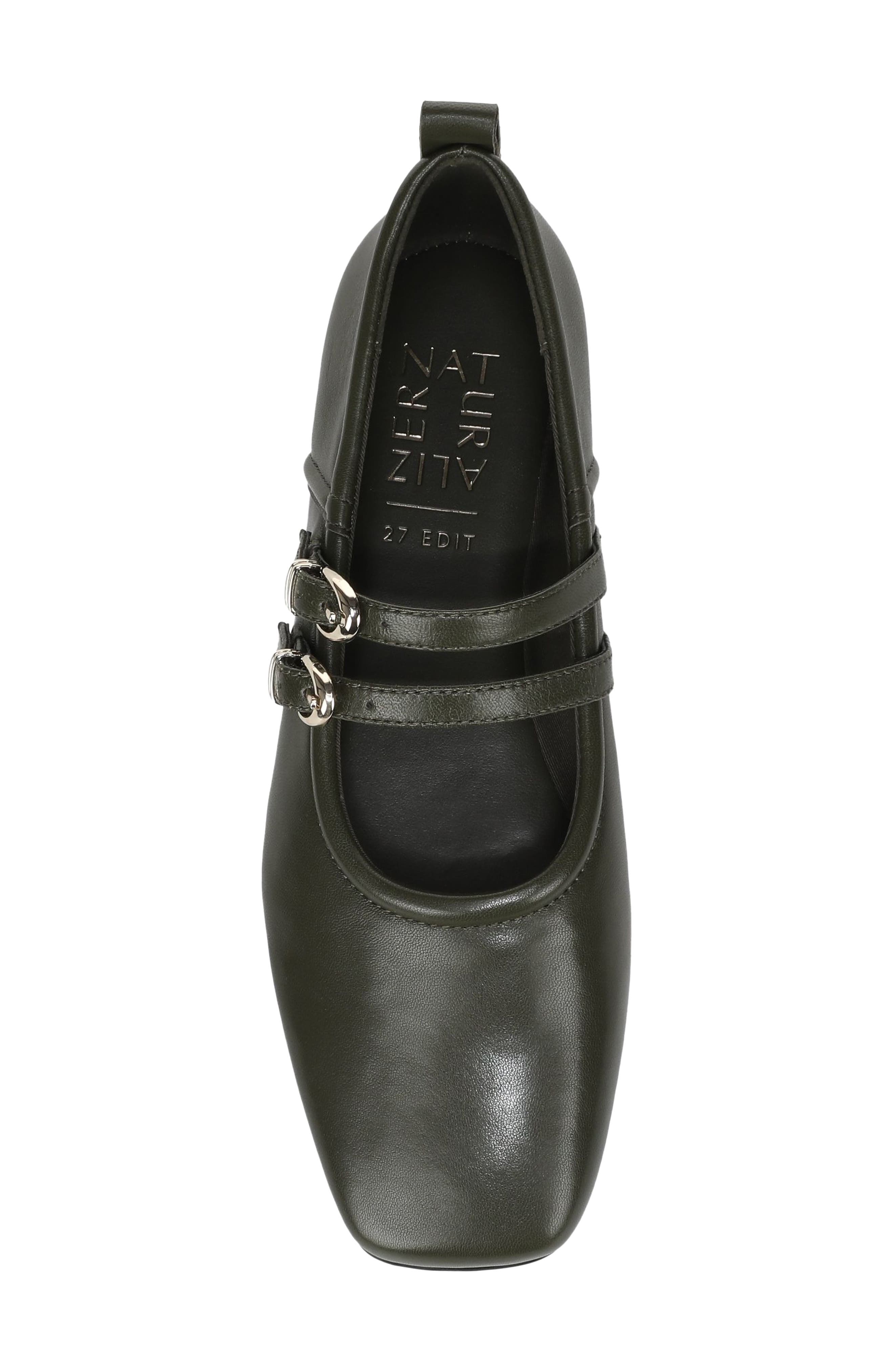 Dawn Genuine Calf Hair Mary Jane Flat, Alternate, color, CACTUS CLAY