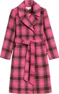 Noize Katja Vegan Wool Plaid Coat