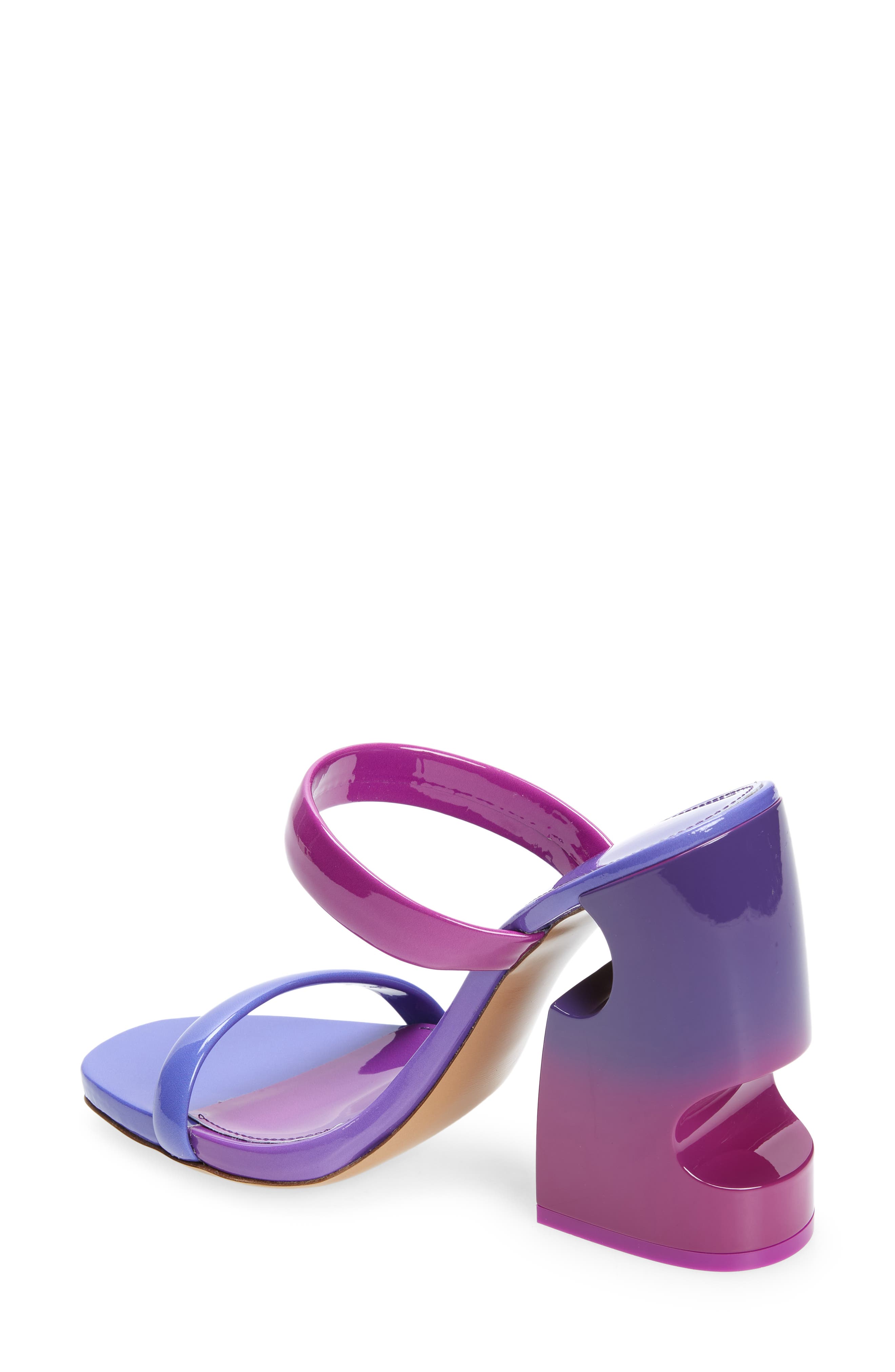 Off-White Shade Meteor Block Heel Slide Sandal, Alternate, color, 
