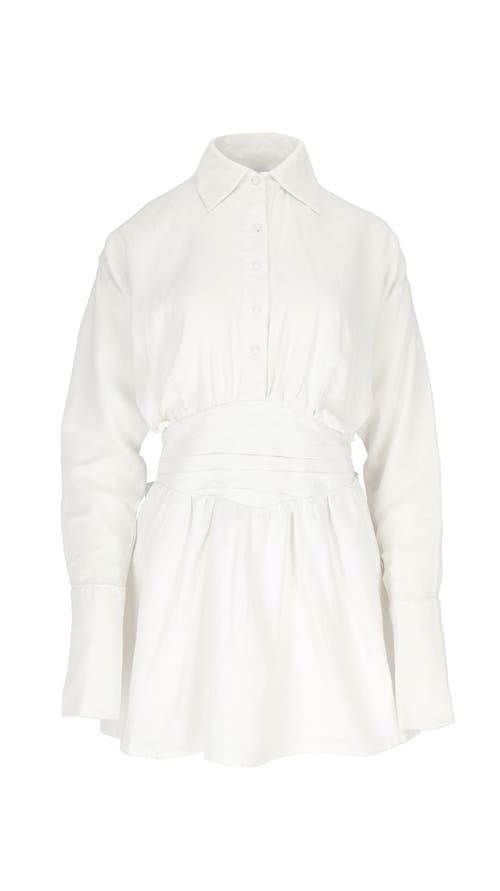 Prime of Lime Rose Dress in White  product